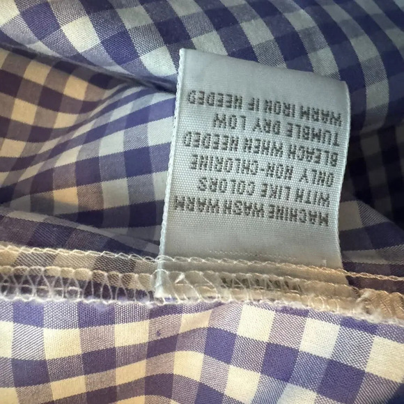 Foxcroft Women's Button-Up Shirt Size 12P Purple Wrinkle Free Classic Fit Casual - Picture 5 of 8